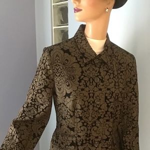 Evan Picone Brocade Pattern Jacket